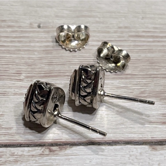 Spinelli Kilcollin Silver Teardrop Diamond 
Earrings - Picture 4 of 11